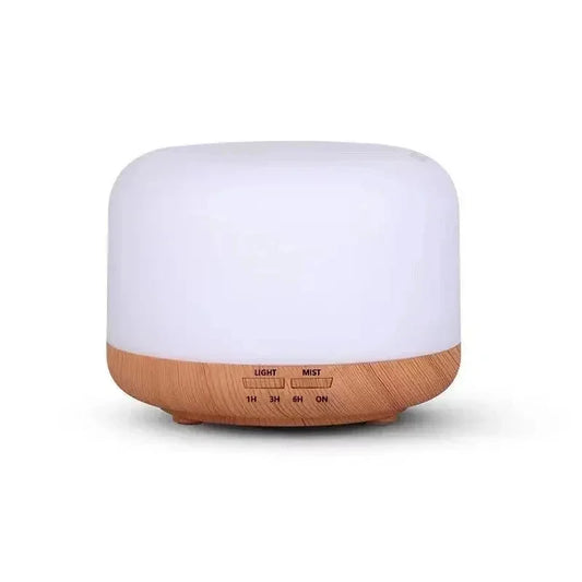 Mini Humidifier with Wood Grain Design