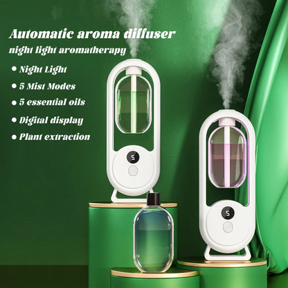 Rechargeable Portable Aroma Diffuser with 5 Spray Modes