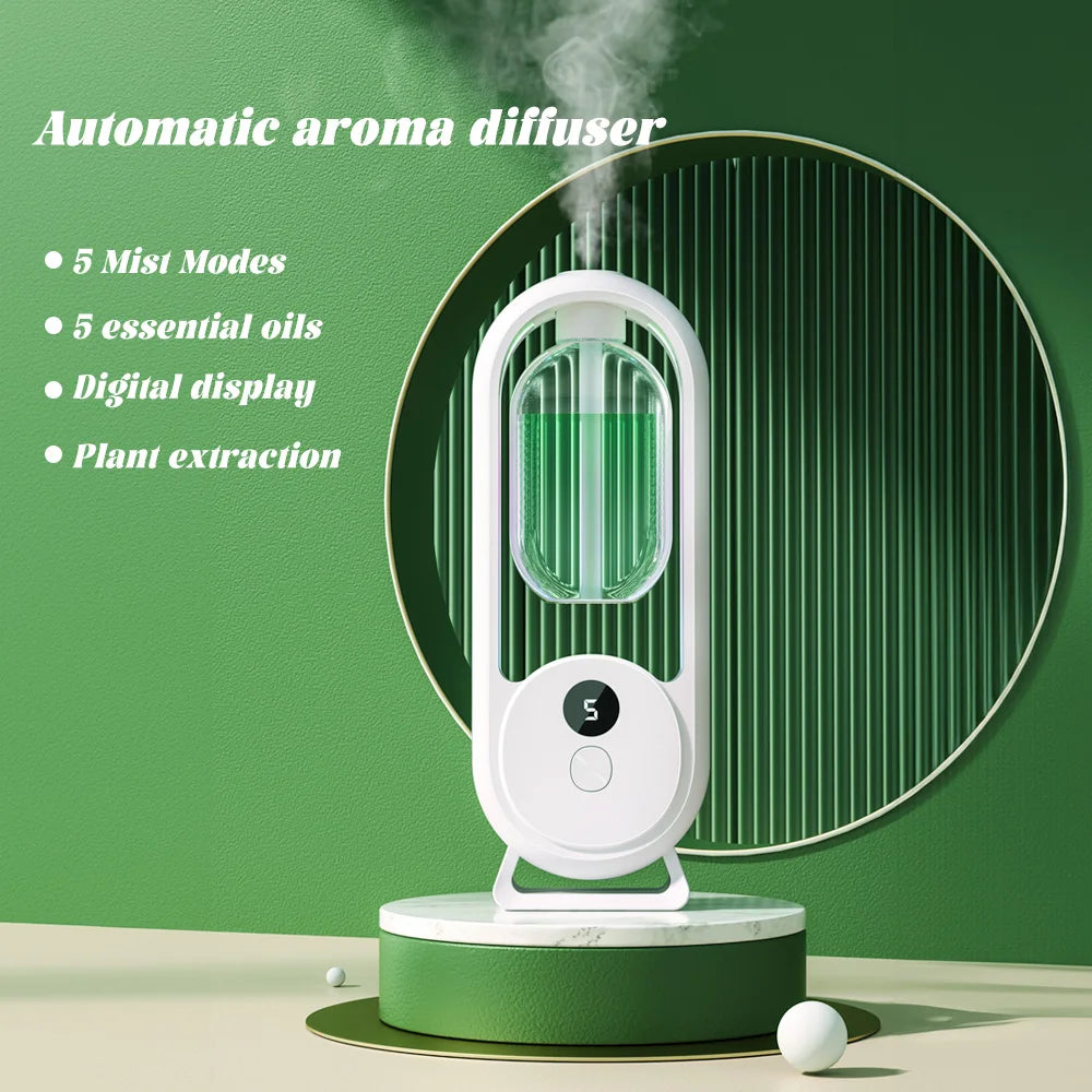 Rechargeable Portable Aroma Diffuser with 5 Spray Modes